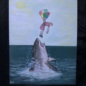 Original Artwork, Fine Art Print, Painting Print, Gothic Home Decor 11x14”